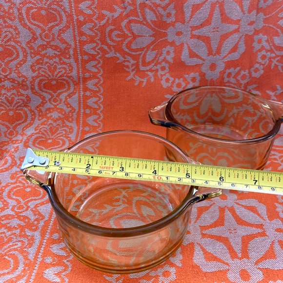 PYR-O-REY DYNAWARE  — Set of Two Casserole Dishes - Picture 2 of 3